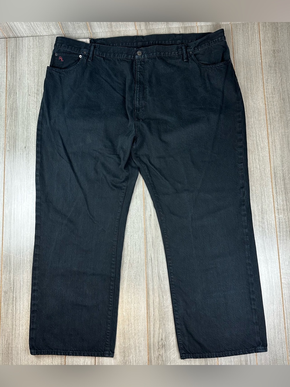 Polo Ralph Lauren Classic 867 Jeans 50x30 BIG (tag 52Bx32) Cotton Black